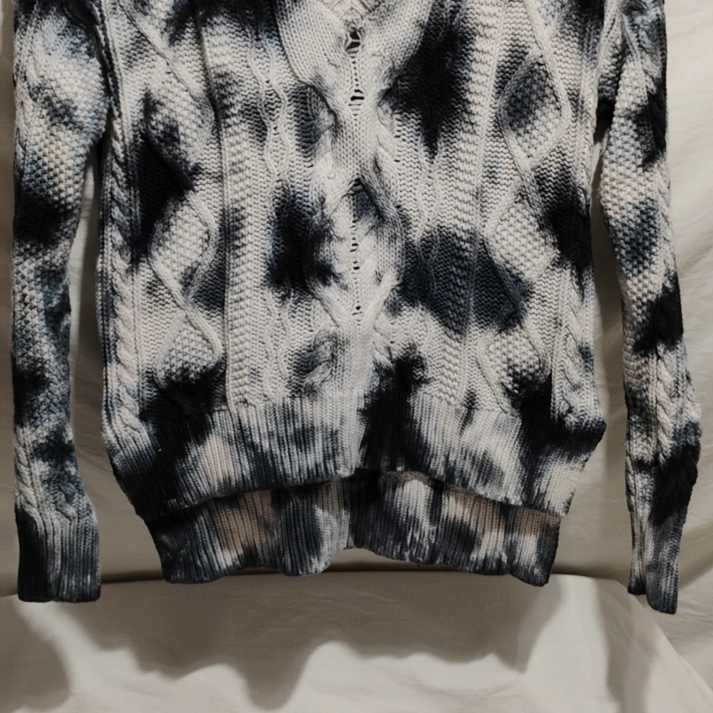 (BX19) SALE! Anthropologie Pilcro Tye Dye Cable Knit Sweater Sz.XS Worn Once